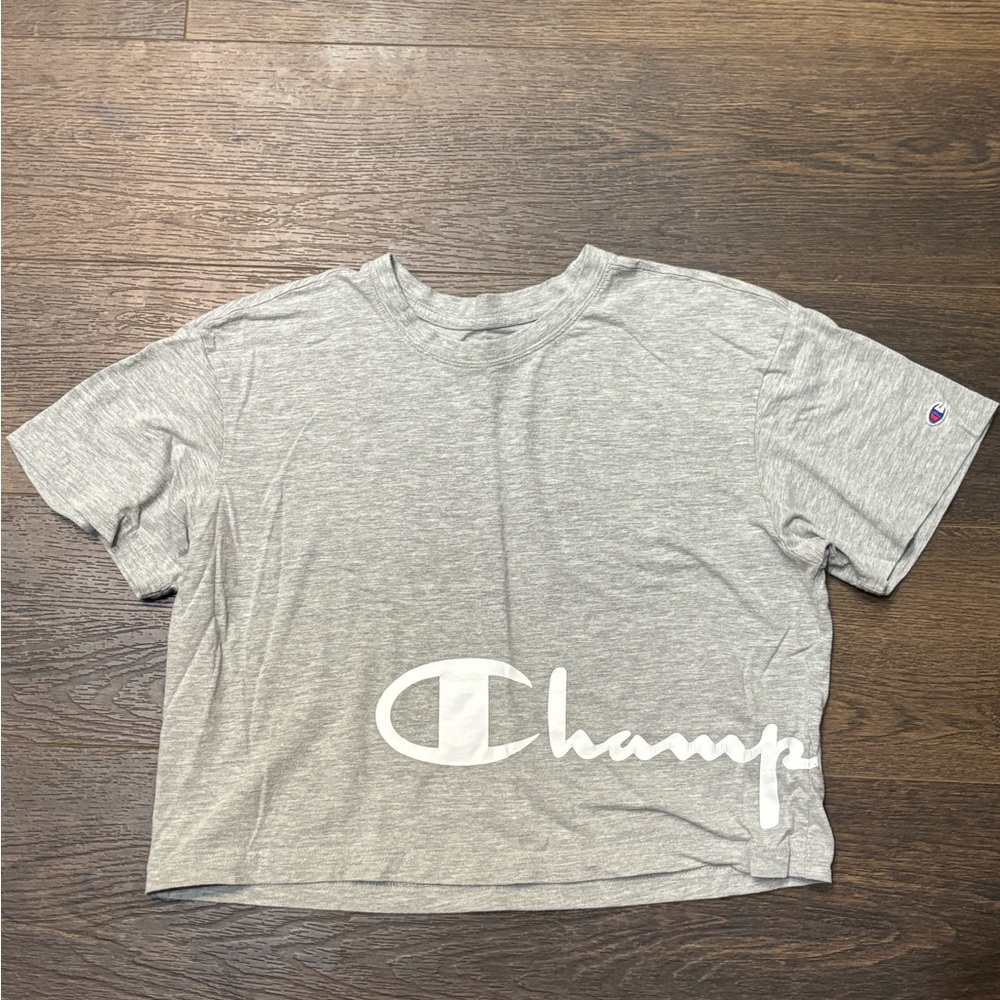 Champion Gray Crop Top